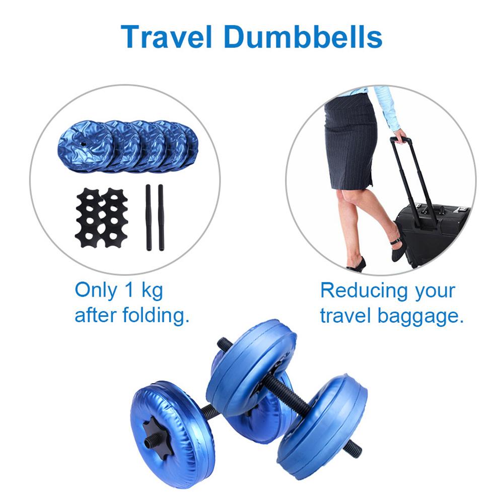 Water Filled Dumbbells For Home Fitness And Strength Training