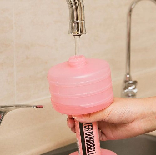 Imported Plastic Water Dumbbells For Women Fitness Exercise Training