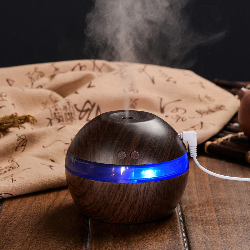 Wood Grain Portable Humidifier For Home And Office Use