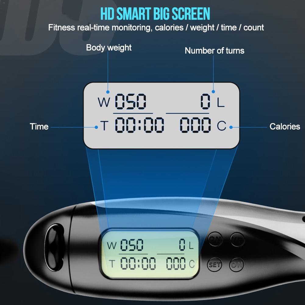 Professional Cordless Jump Rope With Fitness Counter For Workouts