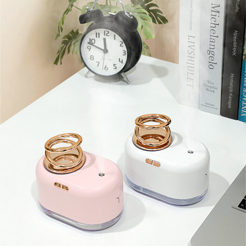Suspended Double Ring Mini Humidifier For Home And Office Use