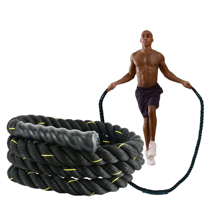 Heavy-Duty Triple-Strand Jump Rope For Fitness And Weight Training
