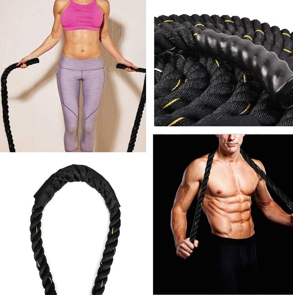 Heavy-Duty Triple-Strand Jump Rope For Fitness And Weight Training