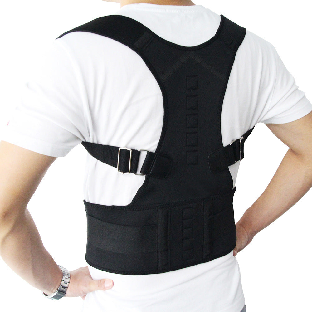 Adjustable Magnetic Posture Corrector Corset For Back And Shoulders