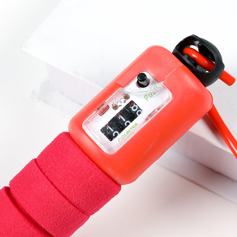 Professional Adjustable Skipping Rope With Counter For Adult Fitness