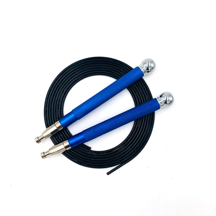 Aluminum Handle Steel Wire Skipping Rope With Double Bearing And Self-Lock