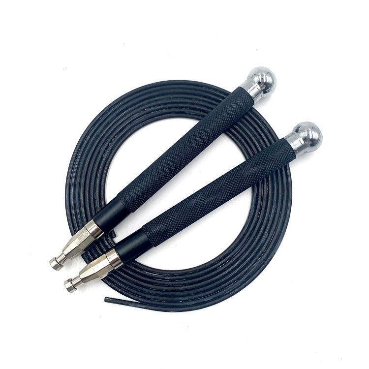 Aluminum Handle Steel Wire Skipping Rope With Double Bearing And Self-Lock