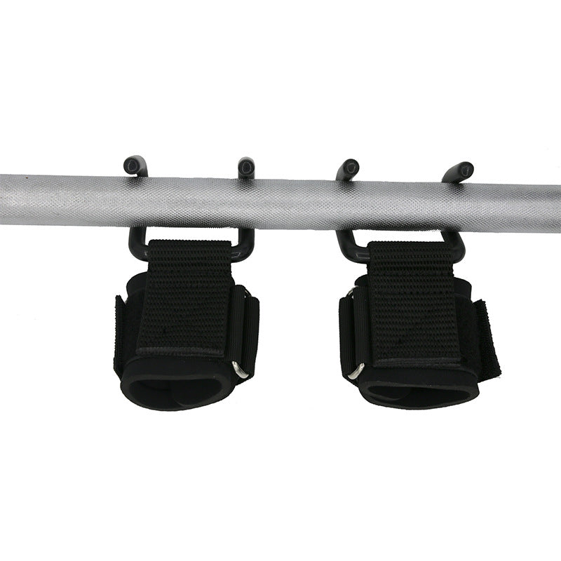 Pull-Up Power Hook Fitness Accessory With Dumbbell Bar And Barbell