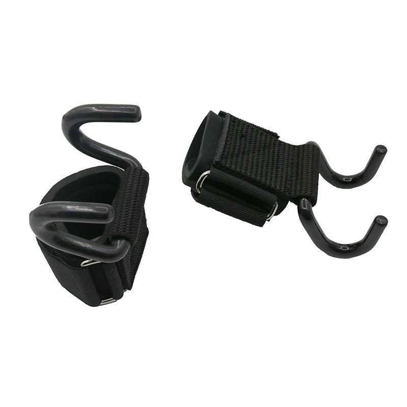 Pull-Up Power Hook Fitness Accessory With Dumbbell Bar And Barbell