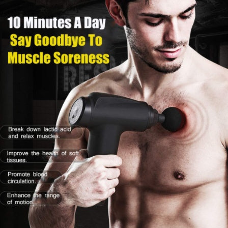 Electric Fascia Massage Gun For Muscle Relief And Recovery