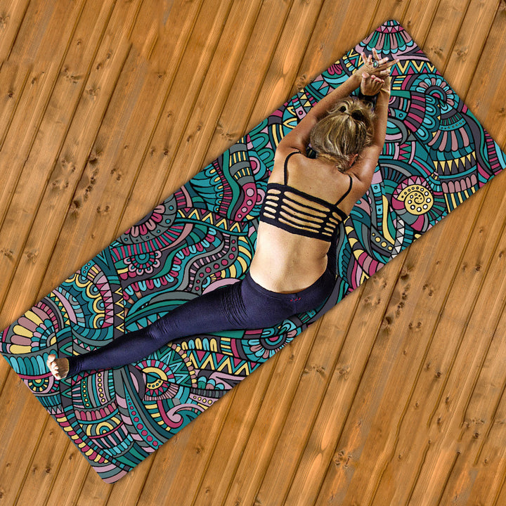 Non-Slip Yoga Exercise Mat For Fitness And Home Workouts