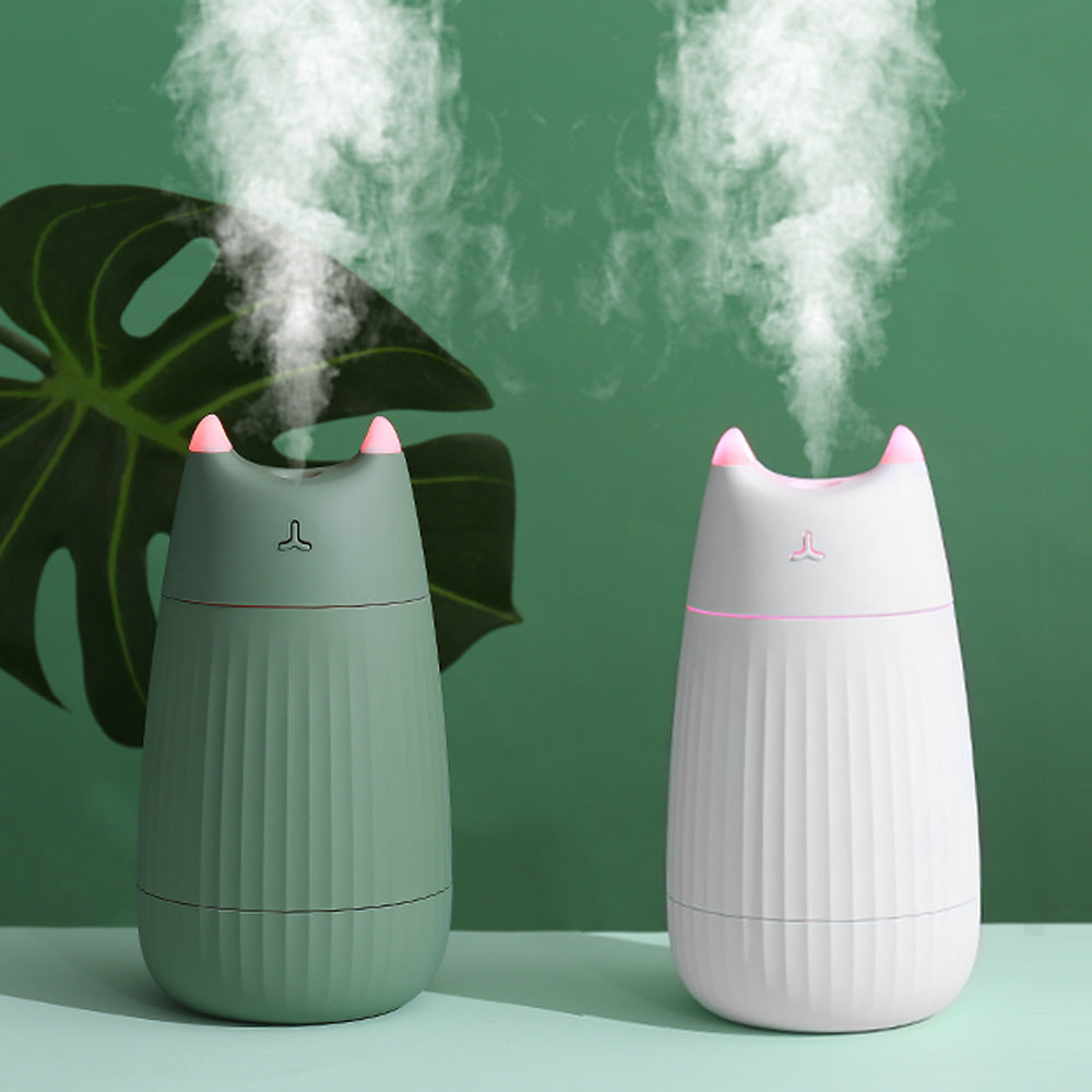 Cat-Shaped Spray Humidifier For Home And Office Use