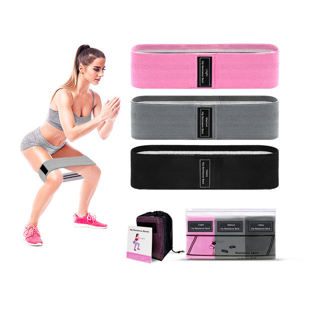 Fabric Resistance Bands For Strength Training And Workouts