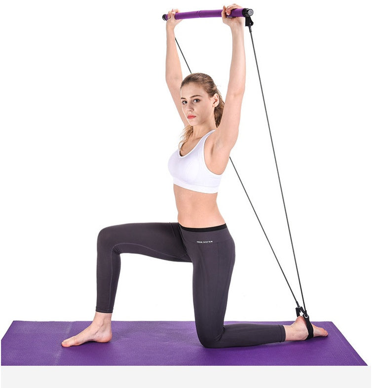 Yoga And Crossfit Resistance Bands With Pull Rope For Portable Pilates Training