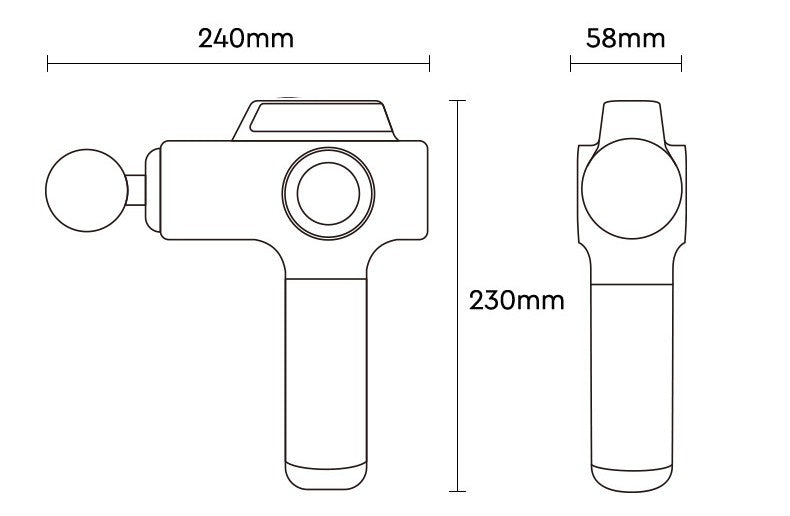 Compact Massage Gun For Home Muscle Relief