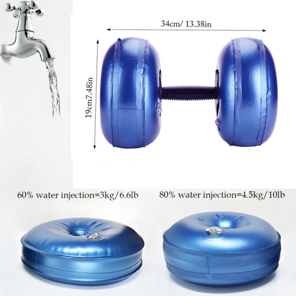 Water Filled Dumbbells For Home Fitness And Strength Training