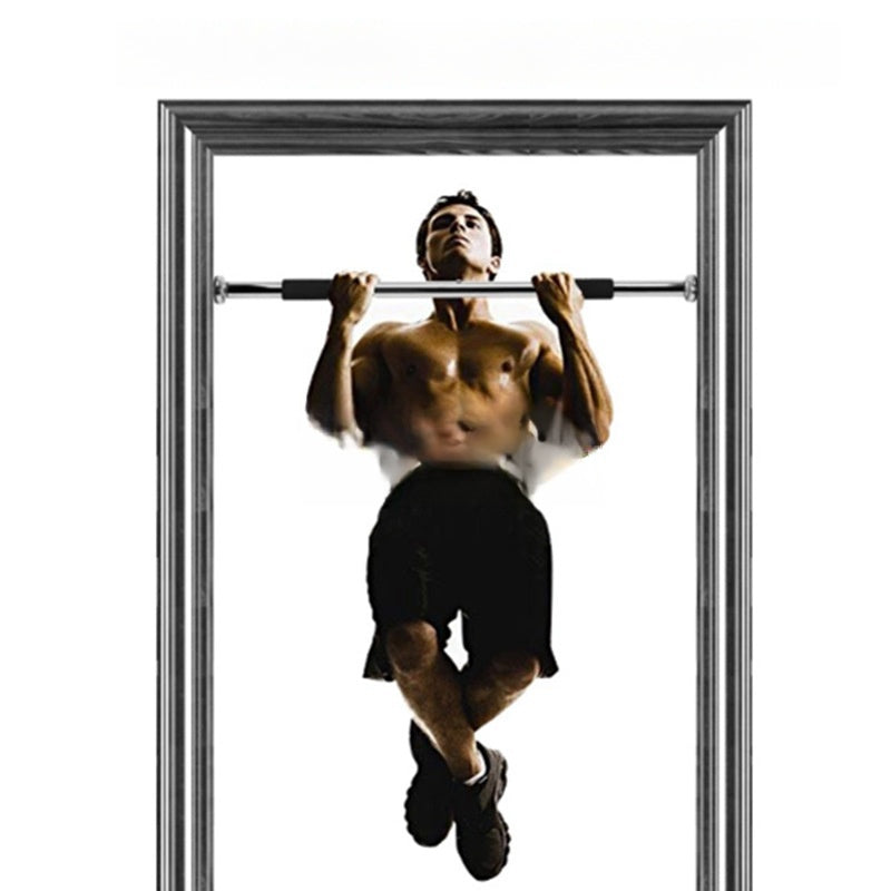 Rubber Yoga Mat With Indoor Pull-Up Bar For Home Fitness
