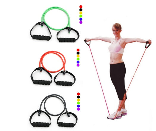 Natural Latex Resistance Bands Set For Fitness Training And Exercise