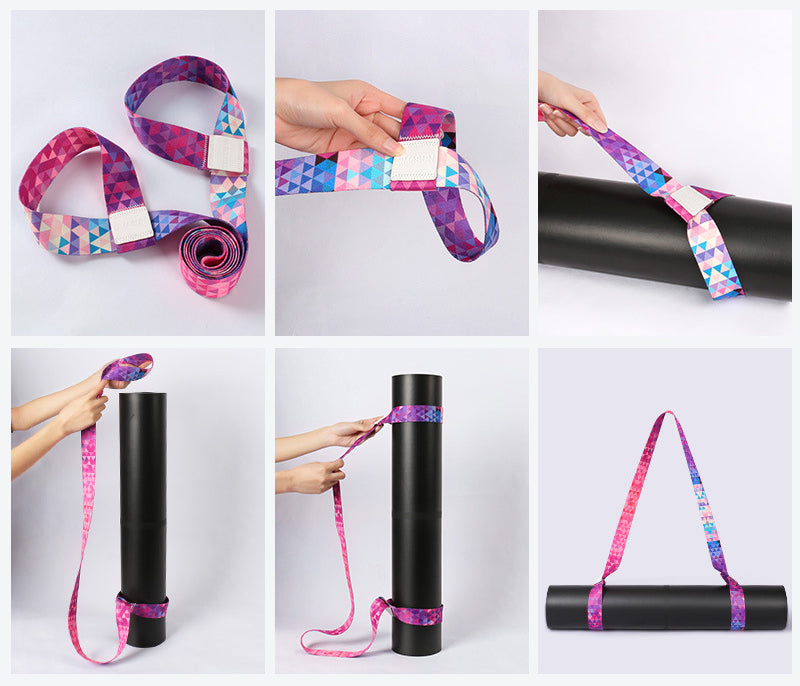 Adjustable Yoga Mat Strap For Easy Carry And Storage