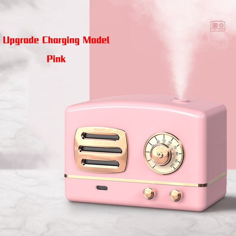 Retro-Style Portable Humidifier For Home And Office Use