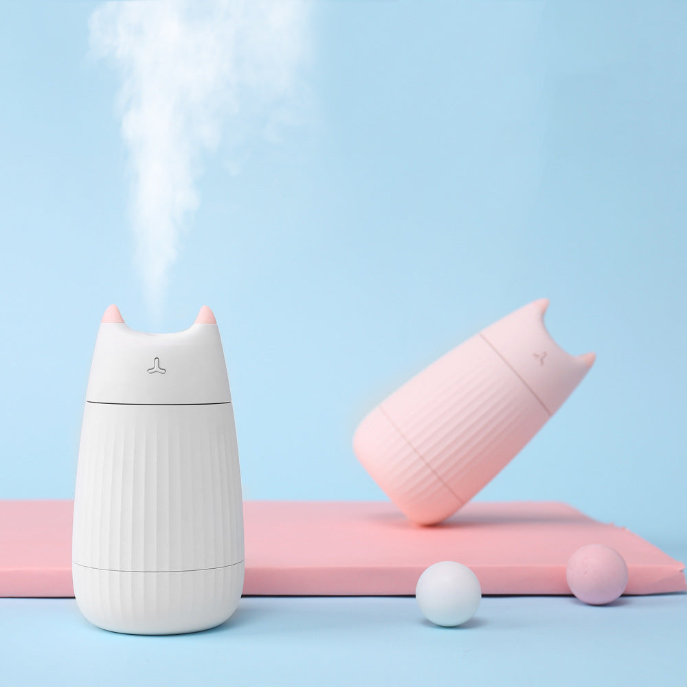 Cat-Shaped Spray Humidifier For Home And Office Use