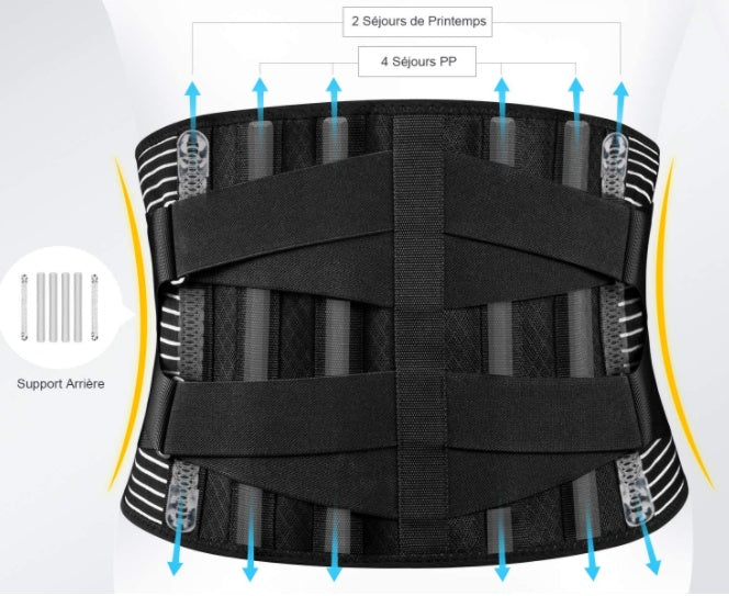 Breathable Waist Support Belt For Abdominal Compression And Training