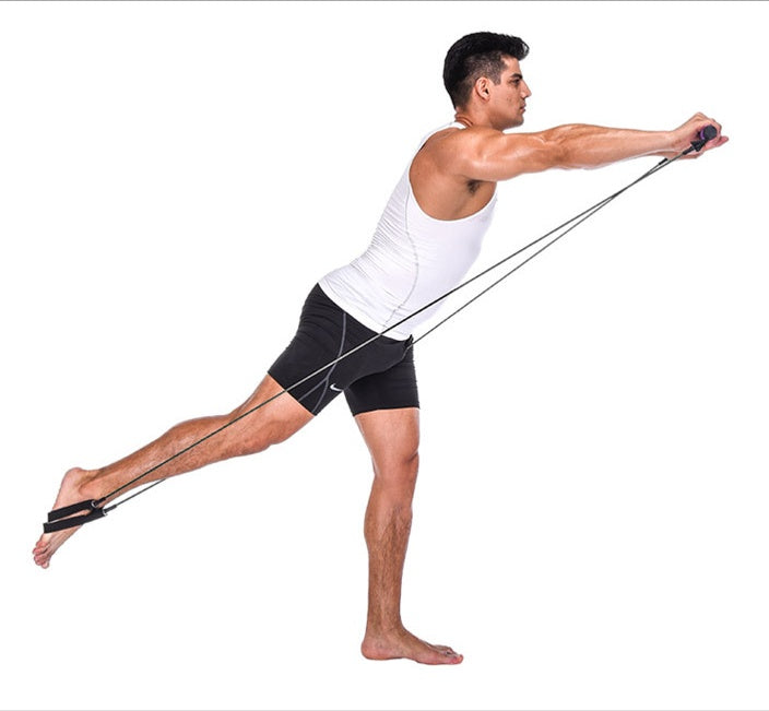 Yoga And Crossfit Resistance Bands With Pull Rope For Portable Pilates Training