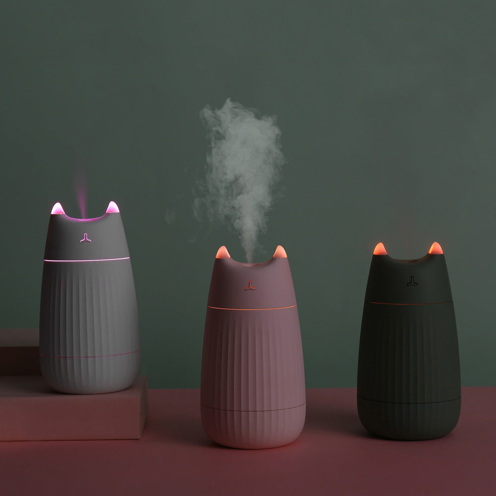 Cat-Shaped Spray Humidifier For Home And Office Use