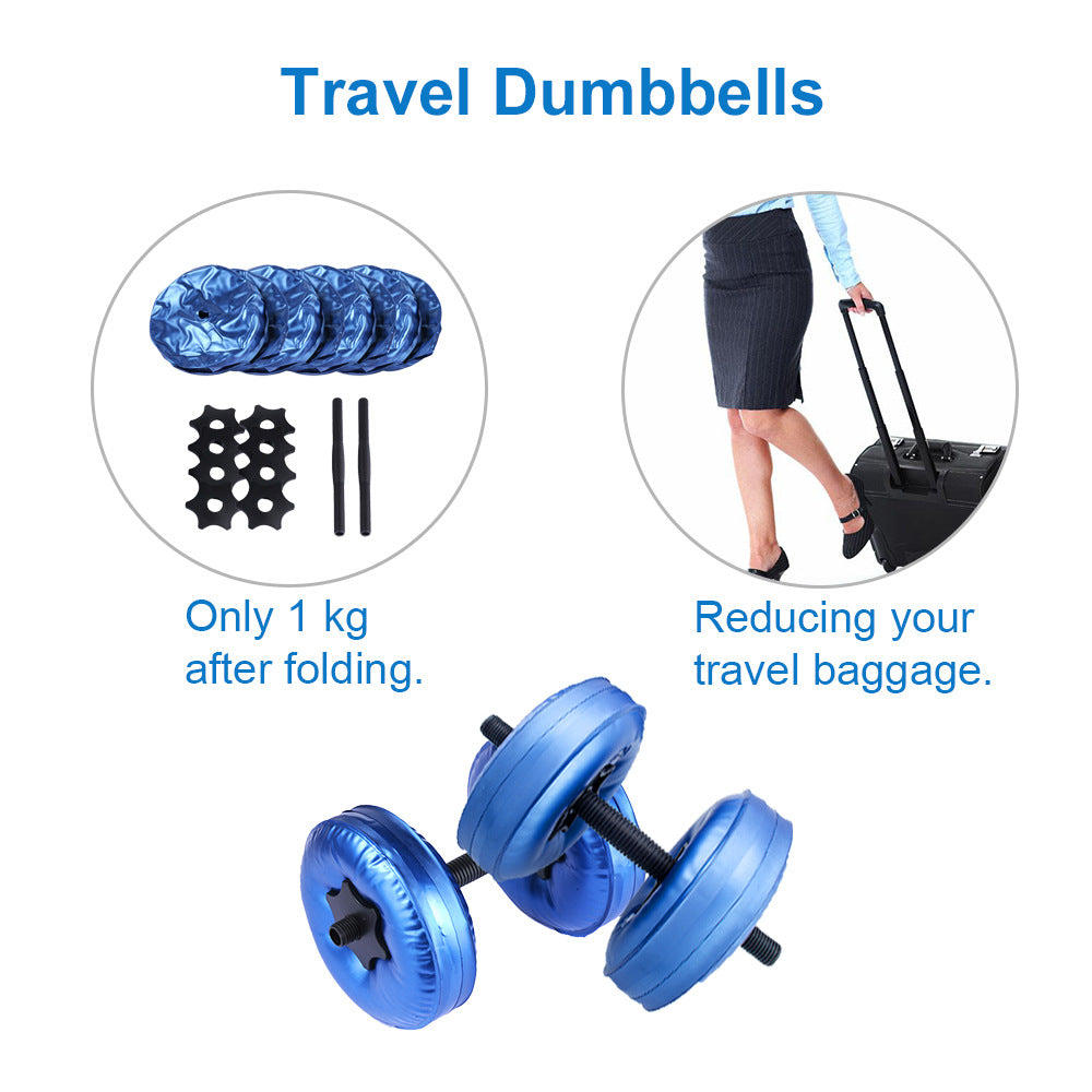 Water Filled Dumbbells For Home Fitness And Strength Training