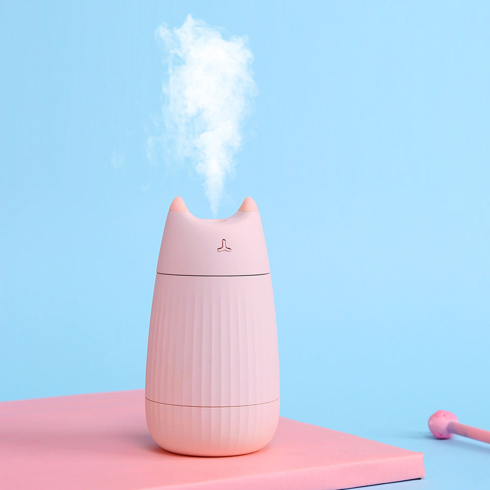 Cat-Shaped Spray Humidifier For Home And Office Use