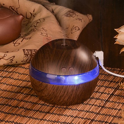 Wood Grain Portable Humidifier For Home And Office Use