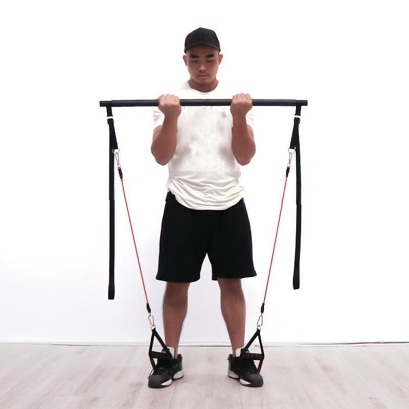 Pilates Bar Kit With Resistance Bands For Home Gym Workouts And Exercise
