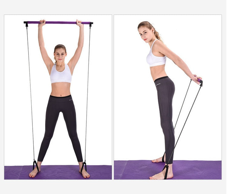 Yoga And Crossfit Resistance Bands With Pull Rope For Portable Pilates Training