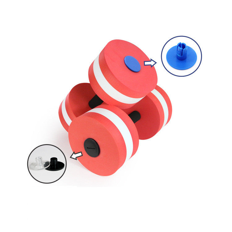 2Pcs EVA Water Aerobics Dumbbells For Pool Training