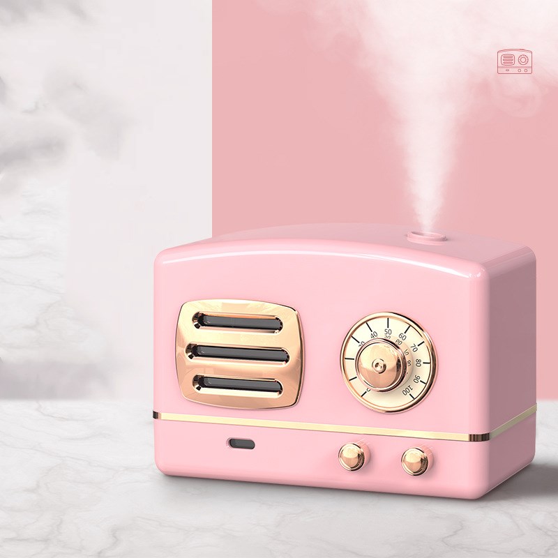 Retro-Style Portable Humidifier For Home And Office Use