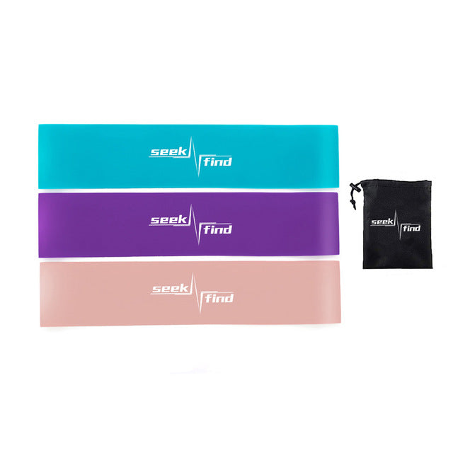 Resistance Bands Set Or Single Bands For Home Yoga Pilates Glute Workouts