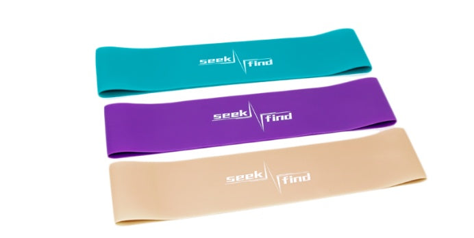 Resistance Bands Set Or Single Bands For Home Yoga Pilates Glute Workouts