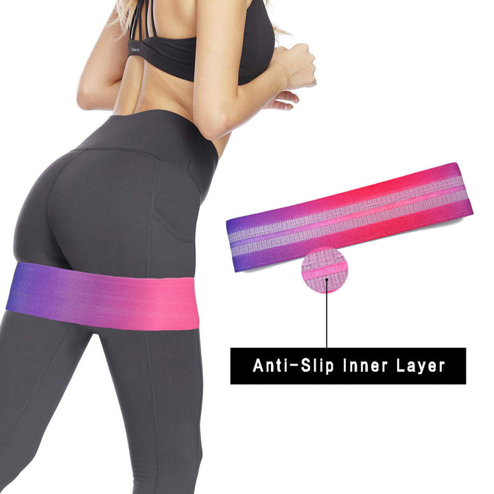 Anti-Slip Squat Resistance Band For Glute Fitness And Shaping