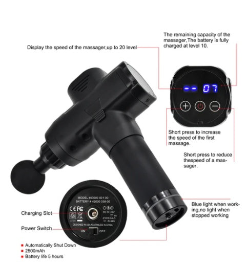 Fascia Muscle Massage Gun For Relaxation And Recovery