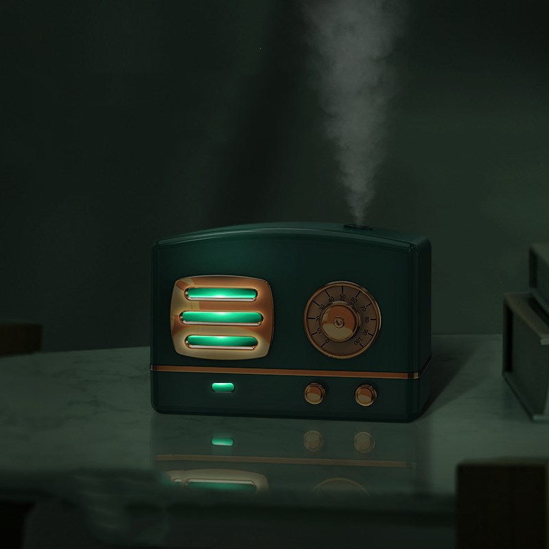 Retro-Style Portable Humidifier For Home And Office Use