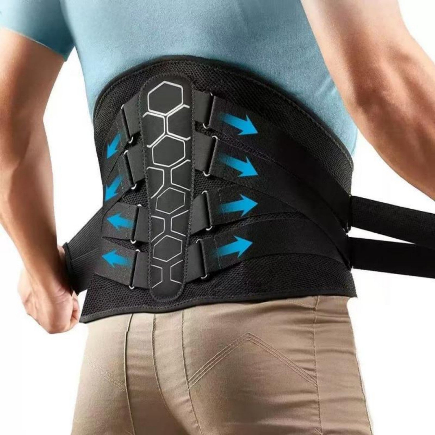 Men’s Lumbar Support Belt For Fitness And Back Support