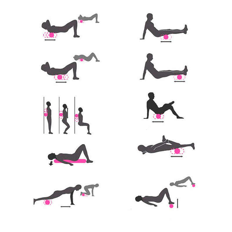 Yoga Foam Roller For Muscle Relief And Stretching