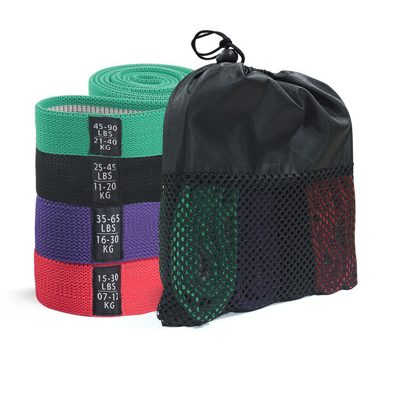 Long Fabric Resistance Bands Set For Fitness And Pull-Up Workouts