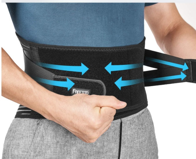 Breathable Waist Support Belt For Abdominal Compression And Training