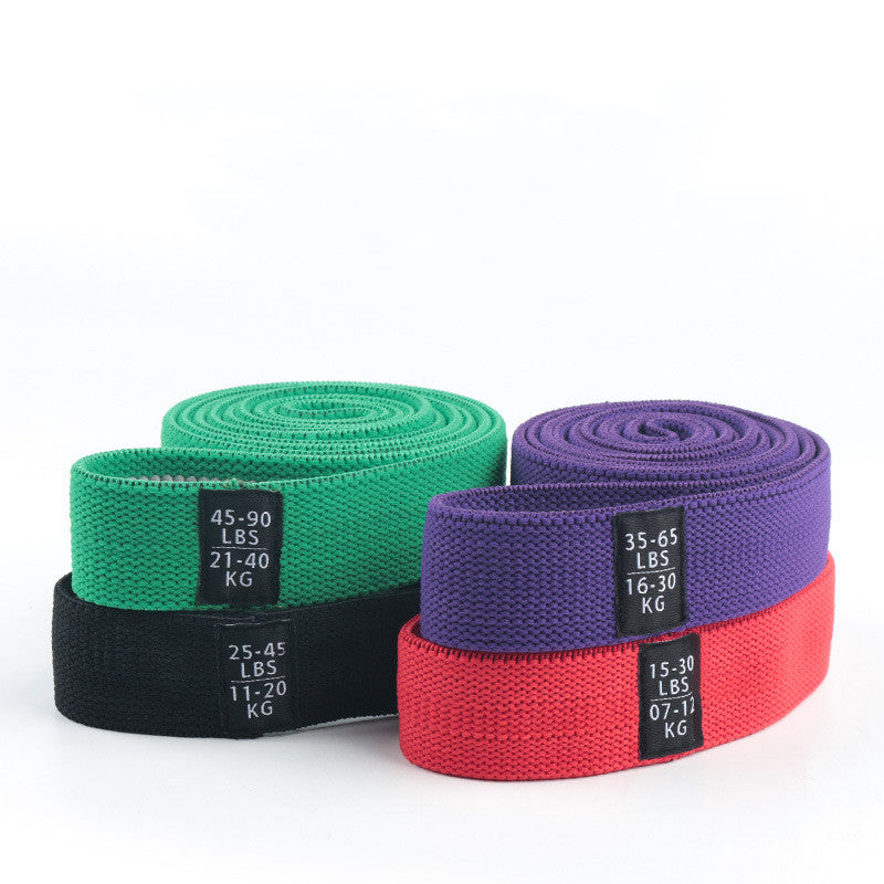 Long Fabric Resistance Bands Set For Fitness And Pull-Up Workouts