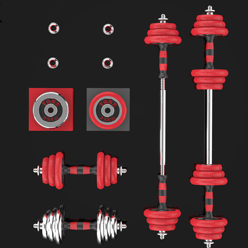 Solid Iron Electroplated Dumbbells Black Lacquered Strength Weights